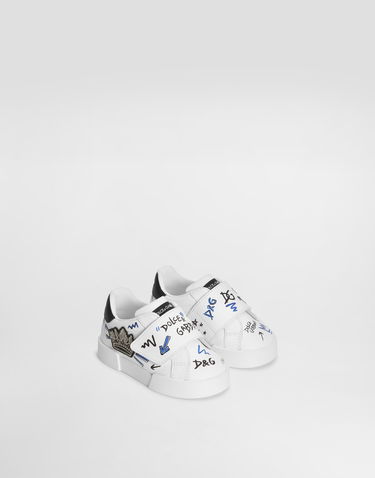 Tenisky a topánky Dolce & Gabbana Portofino Light Lambskin First Steps (19-26) Biela | DN0135AH494HWF57, 1