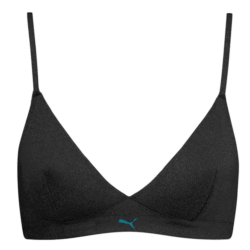 Podprsenka Puma SPARKLING TRIANGLE TOP Čierna | 907859-01