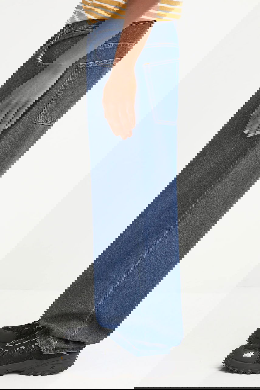 Džínsy Carhartt WIP Brandon Baggy Wide-Leg Jeans Modrá | I035893.106, 1