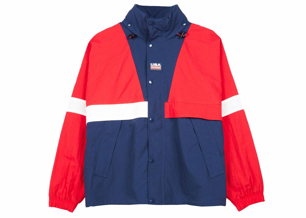 Bunda Nike Lab NRG Swoosh USA Dream Team Stripe Jacket Red Červená | CD6374-657, 0