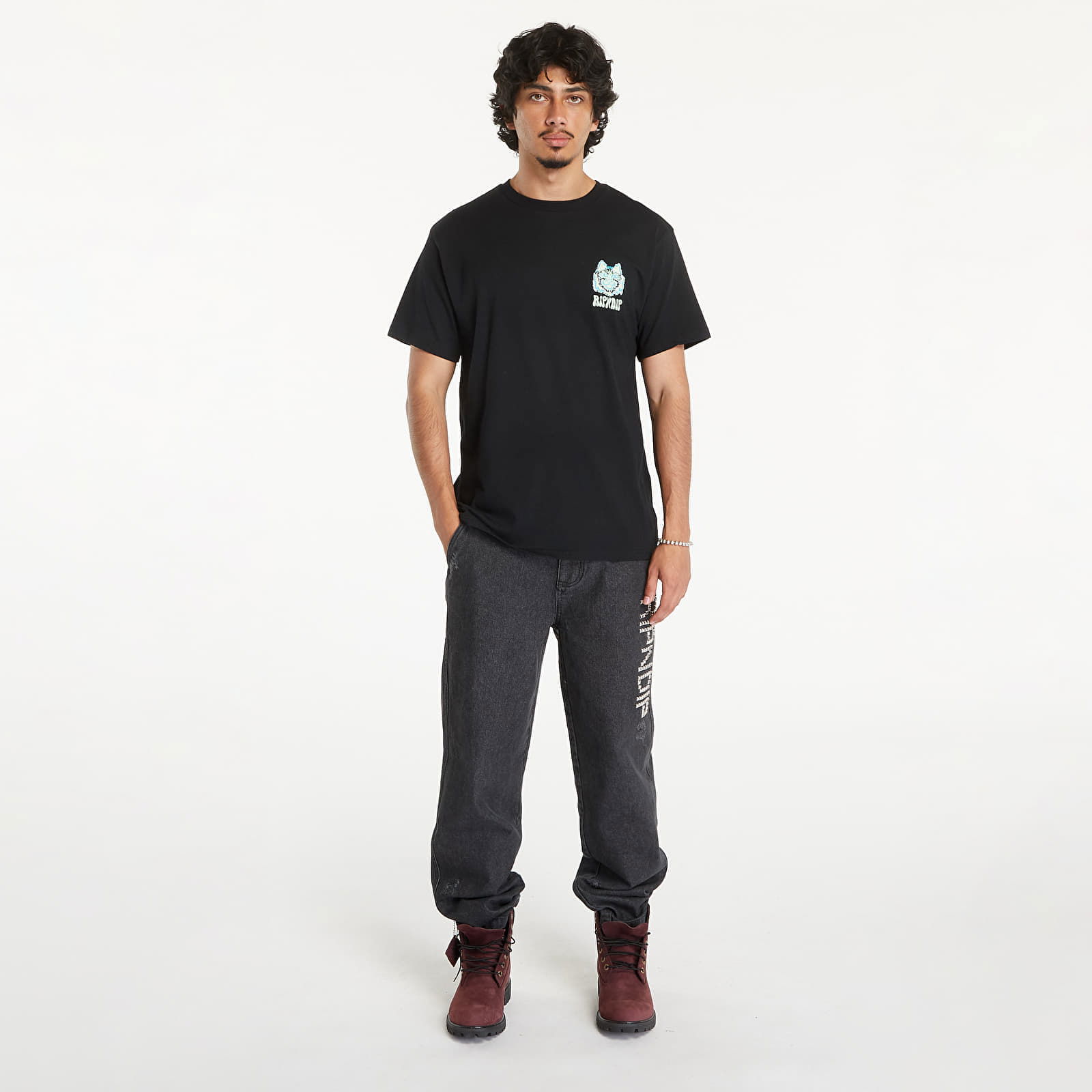 Nerm Wave Short Sleeve Tee Black