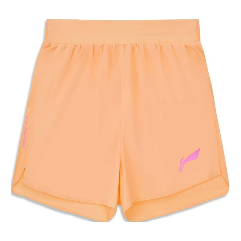 Šortky Li-Ning Li-Ning Graphic Running Shorts Oranžová | AKSU004-3