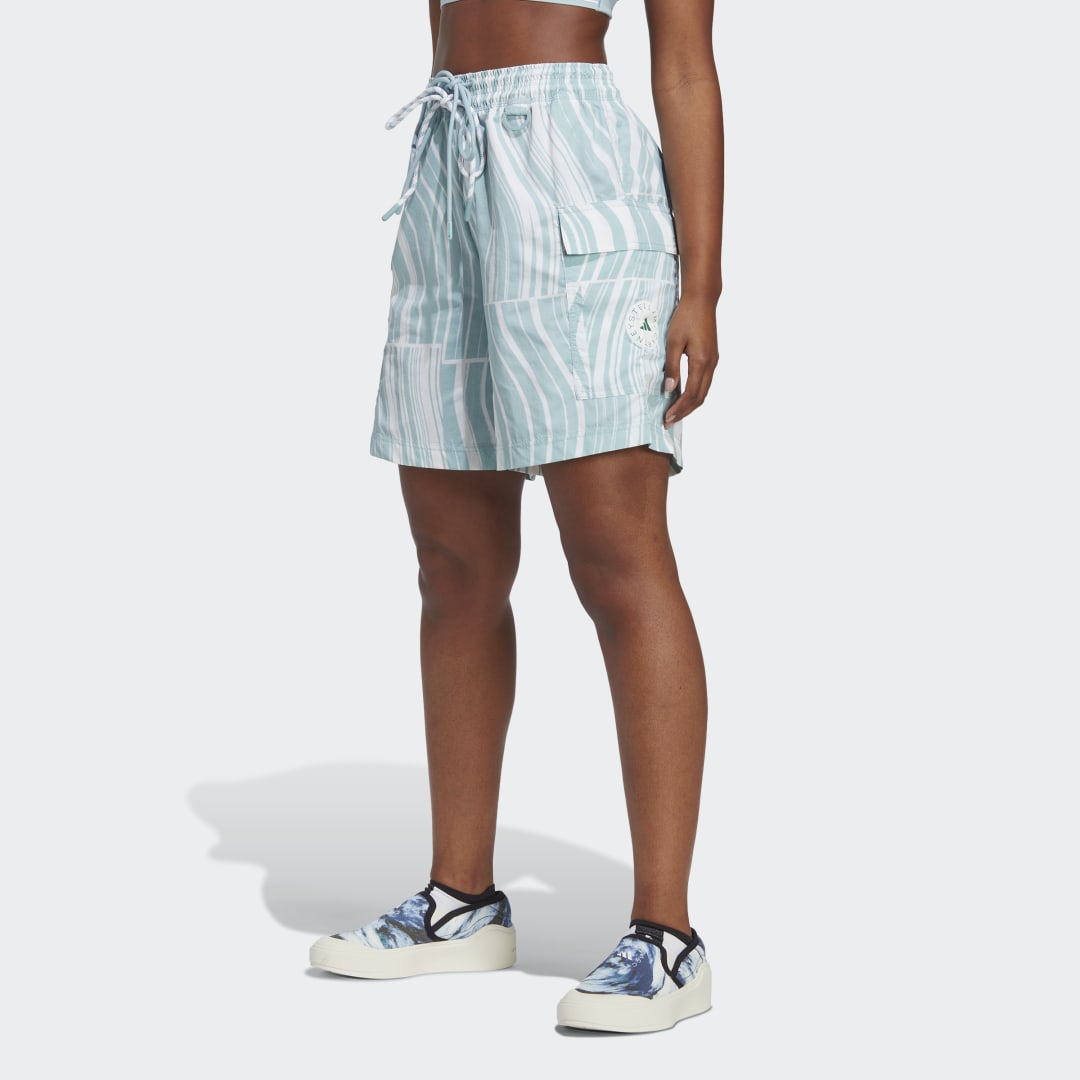 Šortky adidas Performance adidas by Stella McCartney Tyrkysová | HT1120, 1