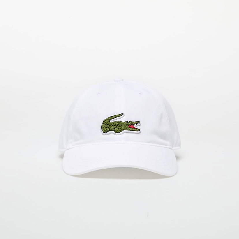 Šiltovka Lacoste Embroidered Logo Baseball Cap Biela | RK3186 001