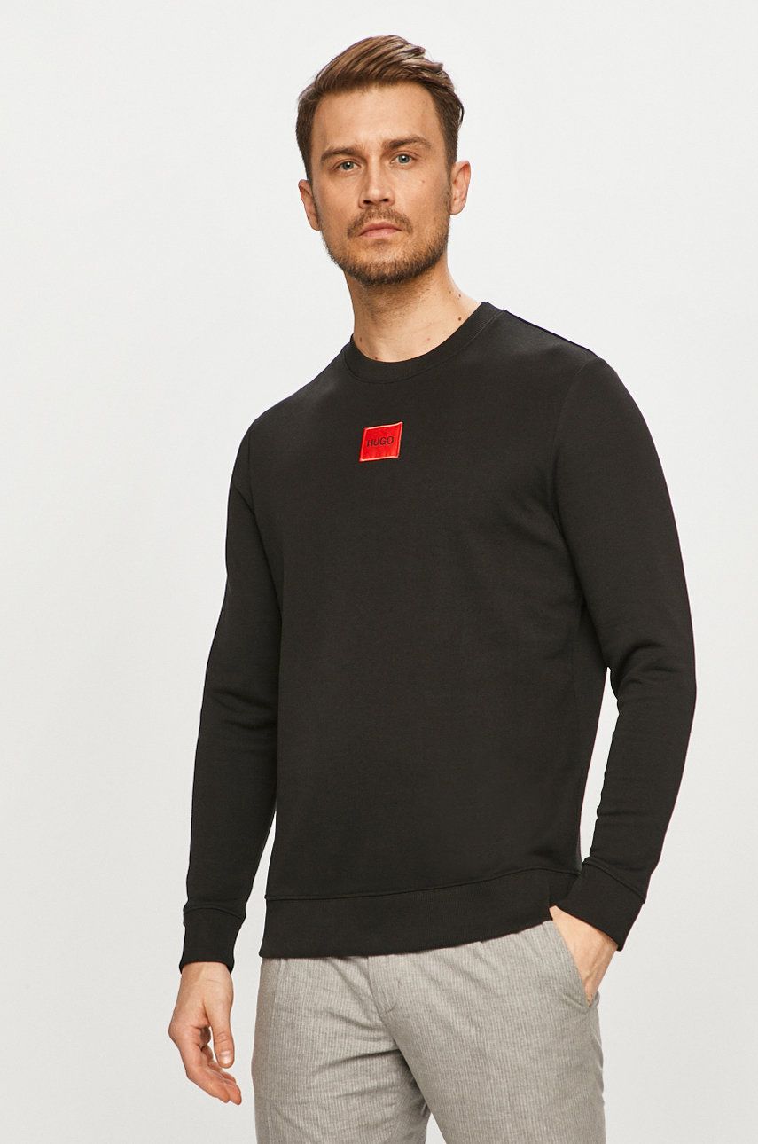 Mikina BOSS Crewneck Sweatshirt Čierna | 50447964, 0