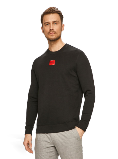 Mikina BOSS Crewneck Sweatshirt Čierna | 50447964