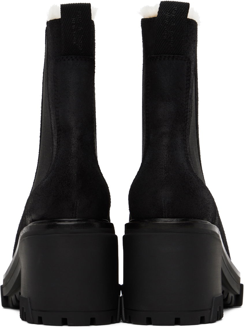 Starostlivosť o obuv rag & bone Rag & Bone Shiloh Shearling Boots Čierna | WFF23FF028RJ28, 1