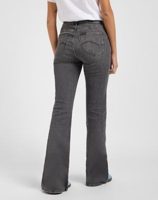 Džínsy Lee Lee Breese Faded Paint Flare Jeans Size 33x33 Šedá | 112363801, 0