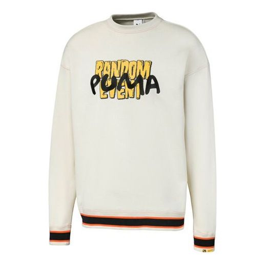 Sveter Puma Randomevent Long Sleeve Crew Neck Sweatshirt Béžová | 59666350, 0