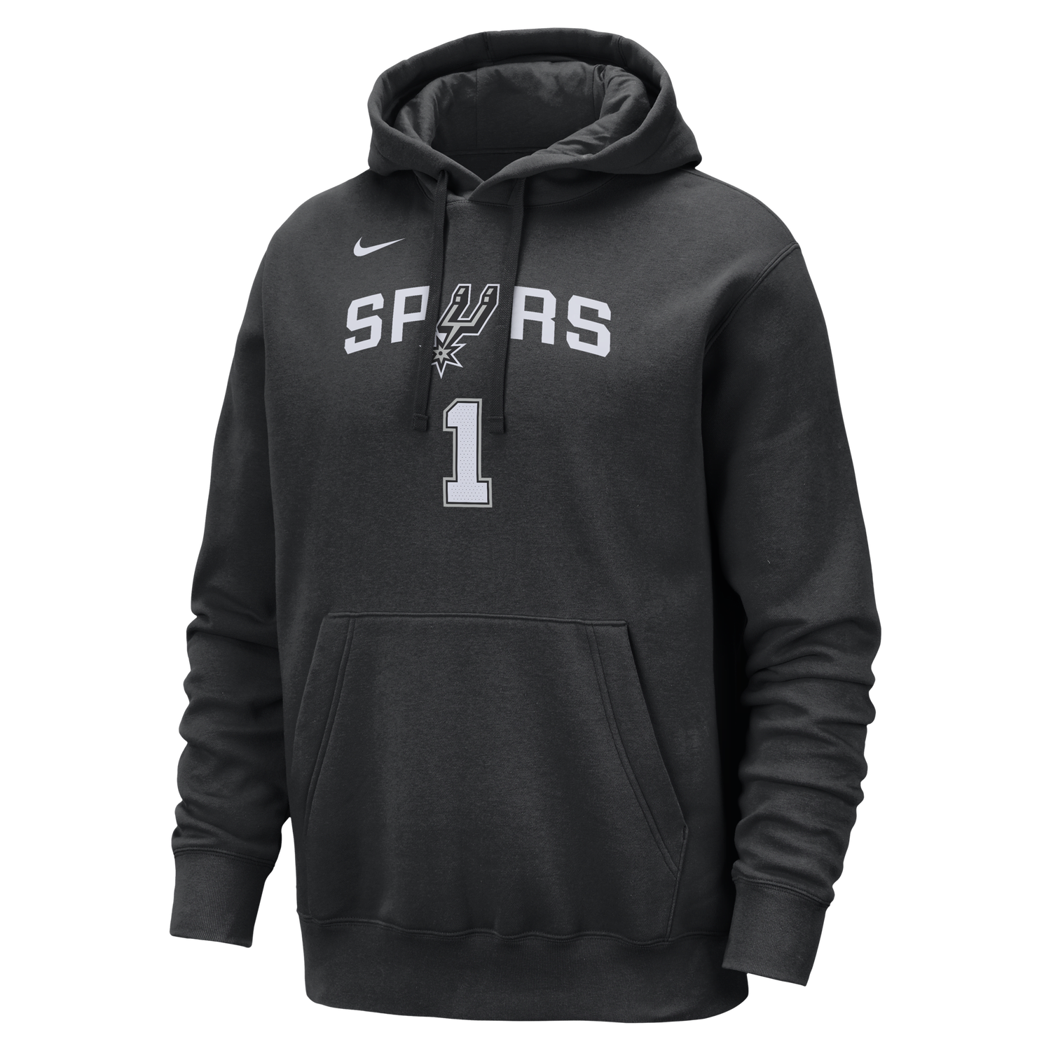 Mikina Nike NBA San Antonio Spurs Club Hoodie Šedá | FB4808-013, 0