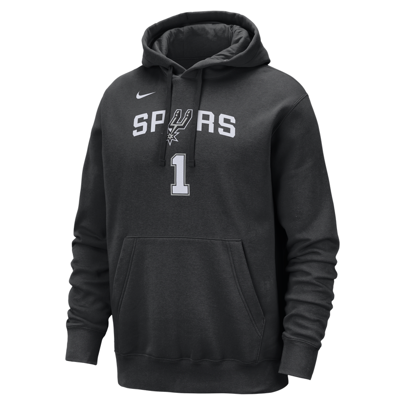 Mikina Nike NBA San Antonio Spurs Club Hoodie Šedá | FB4808-013