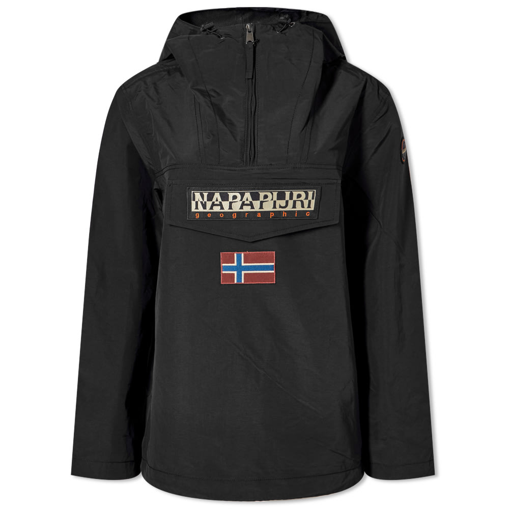 Vetrovka Napapijri Rainforest Nylon Windbreaker Jacket Čierna | NP0A4G7G0411-041, 0