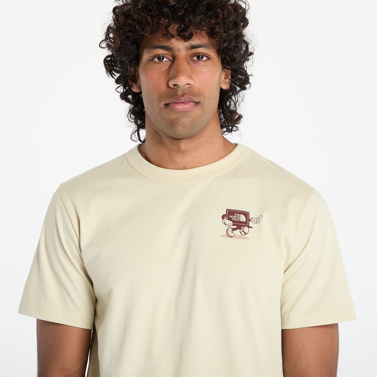 Tričko The North Face The North Face Cartoon Logo Relaxed Fit T-Shirt Béžová | NF0A8C303X41, 1