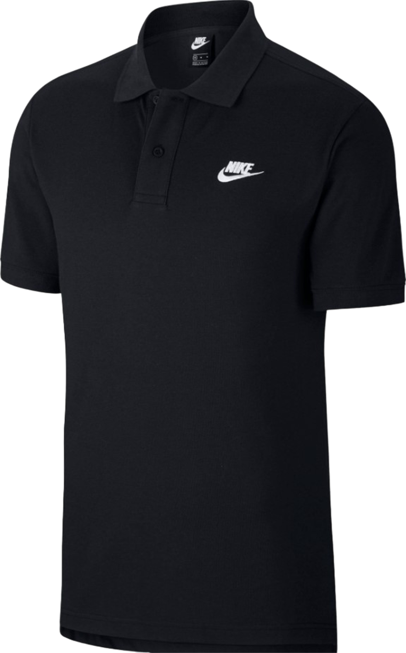 Polo tričko Nike TM COTTON POLO Čierna | 0208nz-010