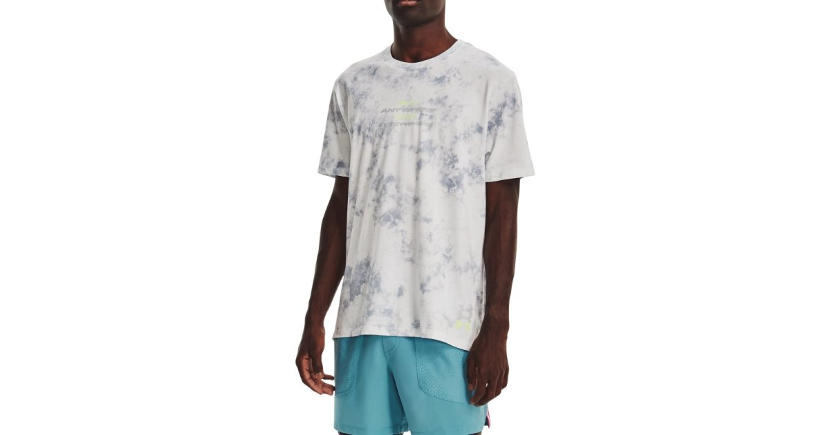 Tričko Under Armour Run Anywhere Tee Biela | 1376500-006, 1
