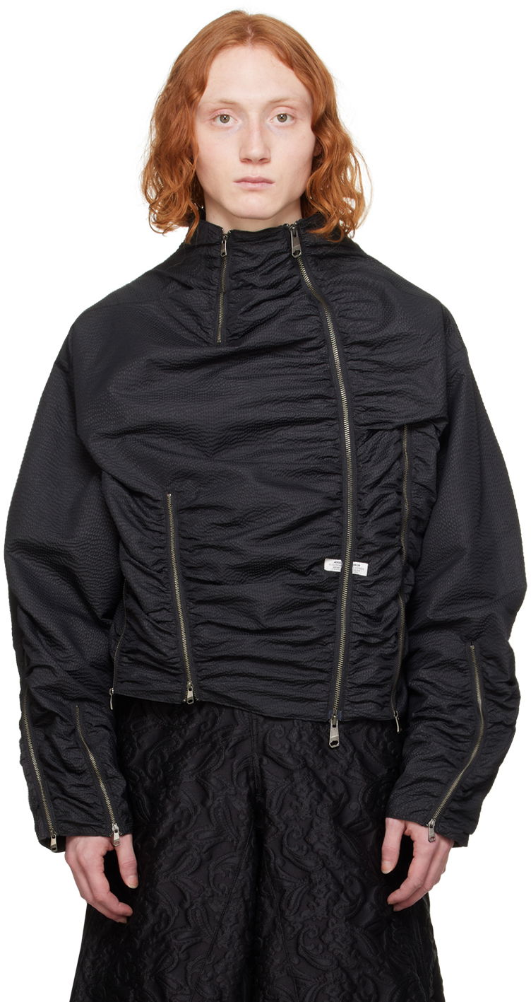 Textured Zip-Up Jacket
