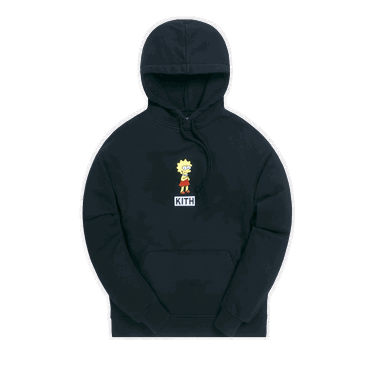 Mikina KITH For The Simpsons Lisa Logo Hoodie Čierna | KH2633 100, 0