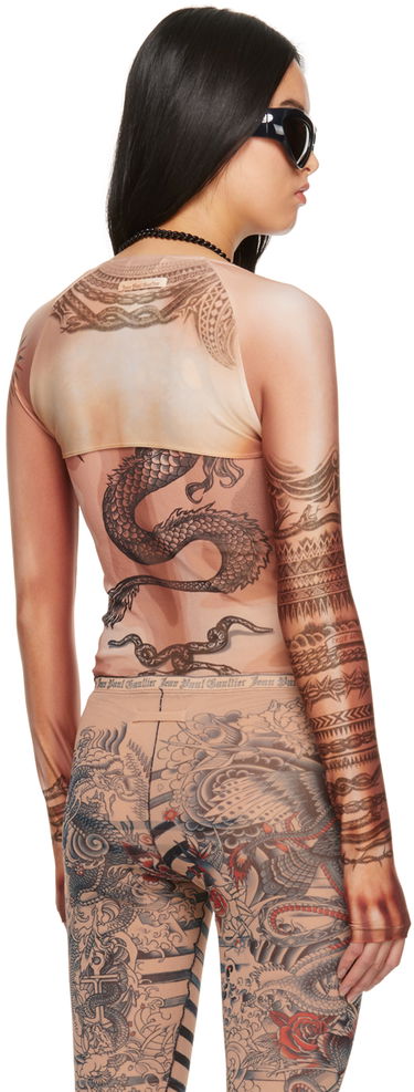 Sveter Jean Paul Gaultier Graphic Long Sleeve Top Hnedá | 23/15-F-TO105-J527-25, 2