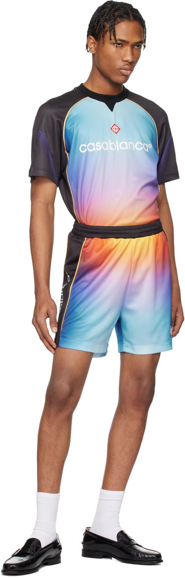 Šortky Casablanca Casablanca Gradient Football Shorts Rôznofarebný | MS25-JTR-253-01, 3