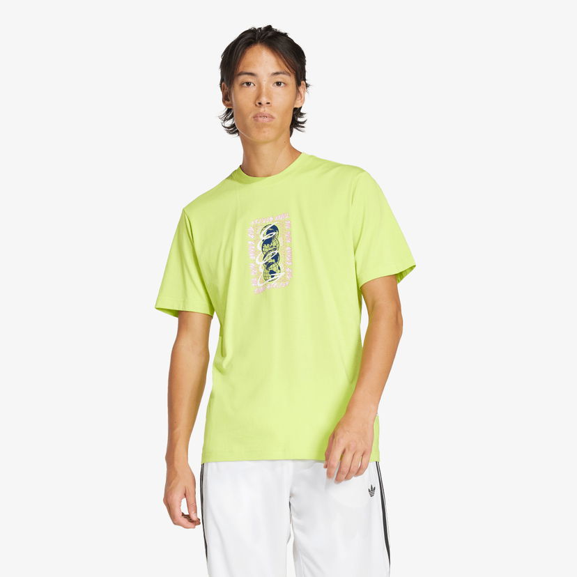 Tričko adidas Originals Street Graphic T-Shirt Žltá | JD0675