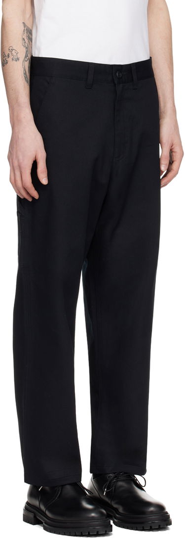 Nohavice Carhartt WIP Black Midland Workwear Trousers Čierna | I032970, 1