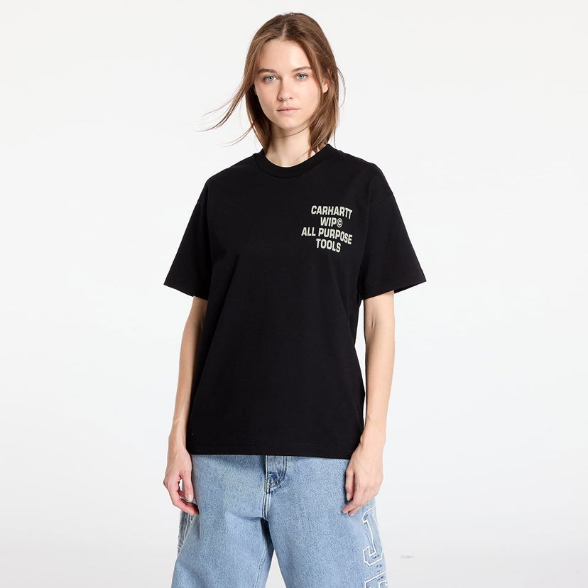 Tričko Carhartt WIP S/S Cross Screw T-Shirt UNISEX Black Čierna | I033949.89XX