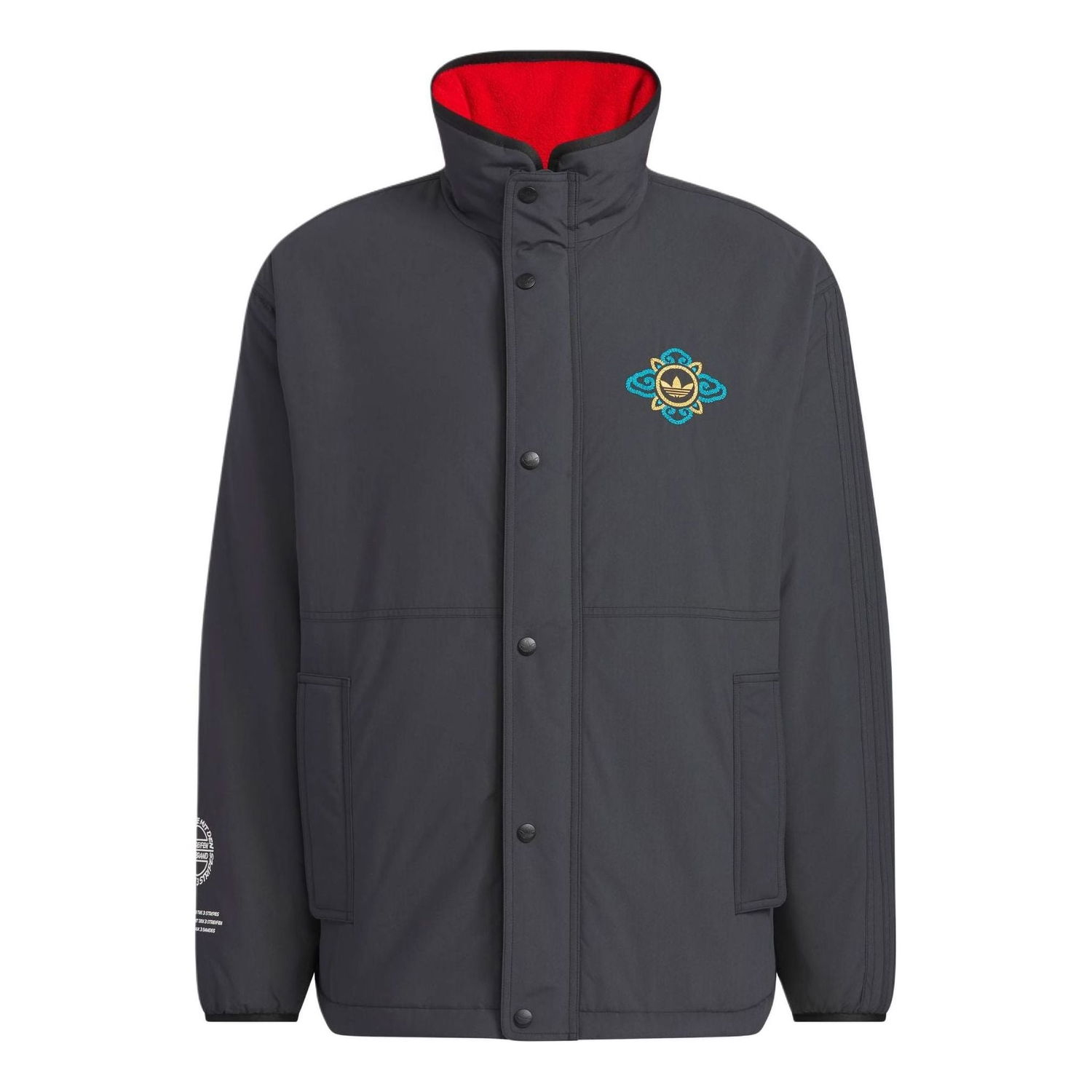 Parka adidas Originals Feifei Ruan Reversible Sherpa Jacket Čierna | IX4209, 0