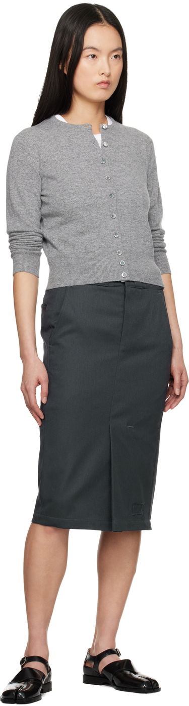 Sukňa Maison Margiela Maison Margiela Skater Chino Midi Skirt Šedá | S51ME0028 S54042, 3