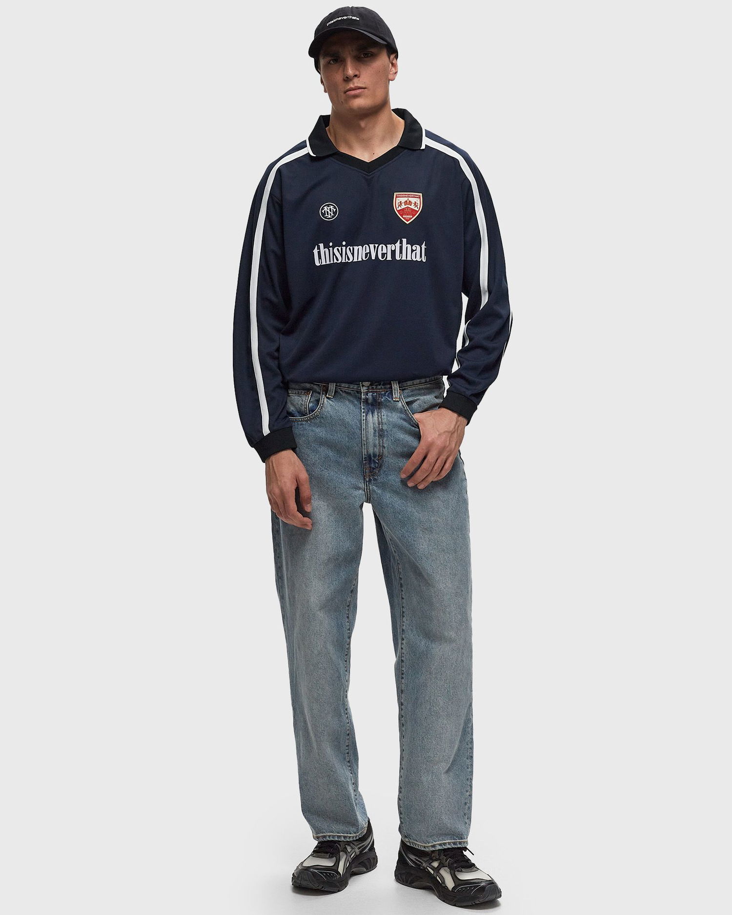 Dres thisisneverthat Navy Blue Soccer Jersey XL Navy | TN243TTSLT01NAV, 1