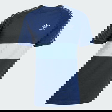 Tričko adidas Performance 3-Stripes Panel T-Shirt Modrá | JD4276, 3