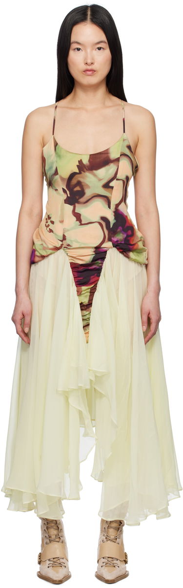 Šaty Collina Strada Collina Strada Magnolia Print Maxi Dress Rôznofarebný | XX4013, 0