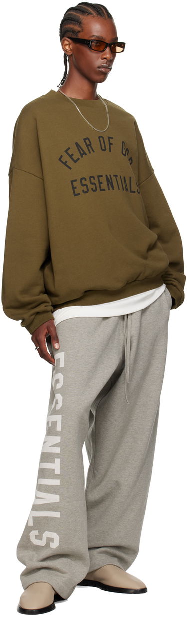 Sveter Fear of God Essentials Crewneck Sweatshirt Zelené | 192BT246264F, 4