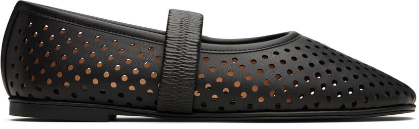 Tenisky a topánky Stella McCartney Stella McCartney Ryder Perforated Ballerina Flats Čierna | 810528KP027