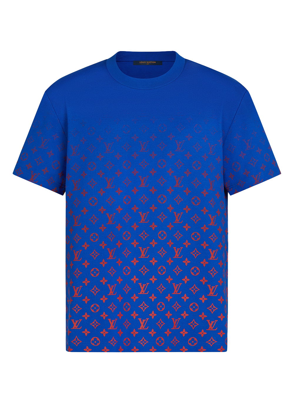 Tričko Louis Vuitton Louis Vuitton LVSE Monogram Gradient T-Shirt Modrá | 1A8WMR, 0