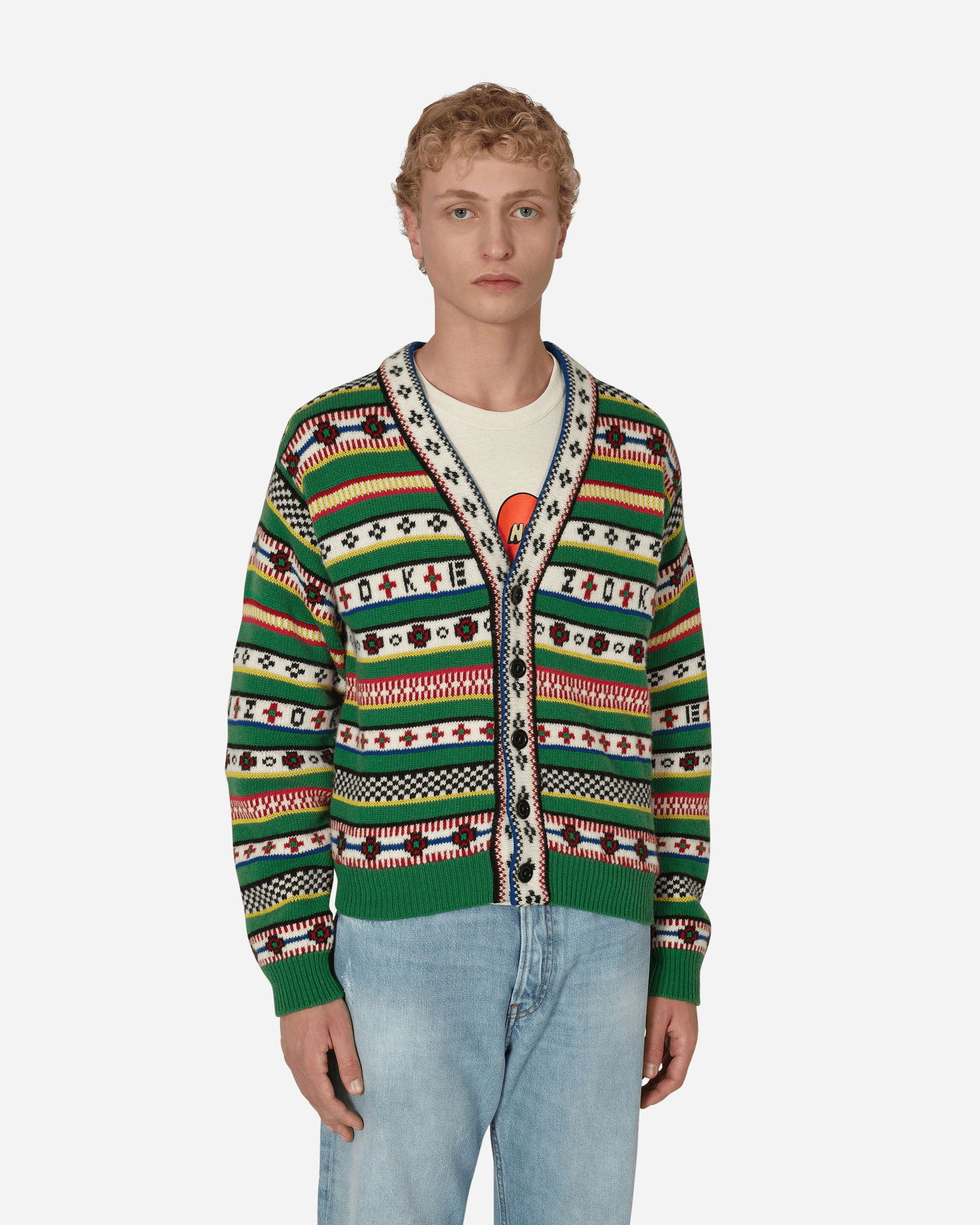 Sveter KENZO Fairisle Jacquard Cardigan Rôznofarebný | FC65CA3173CH 57, 1
