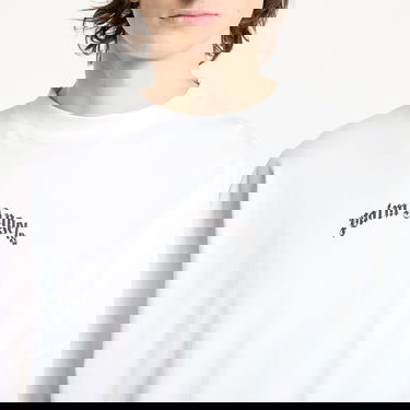 Tričko Palm Angels Curved Logo T-Shirt Biela | PMAA002S25JER0010310, 2