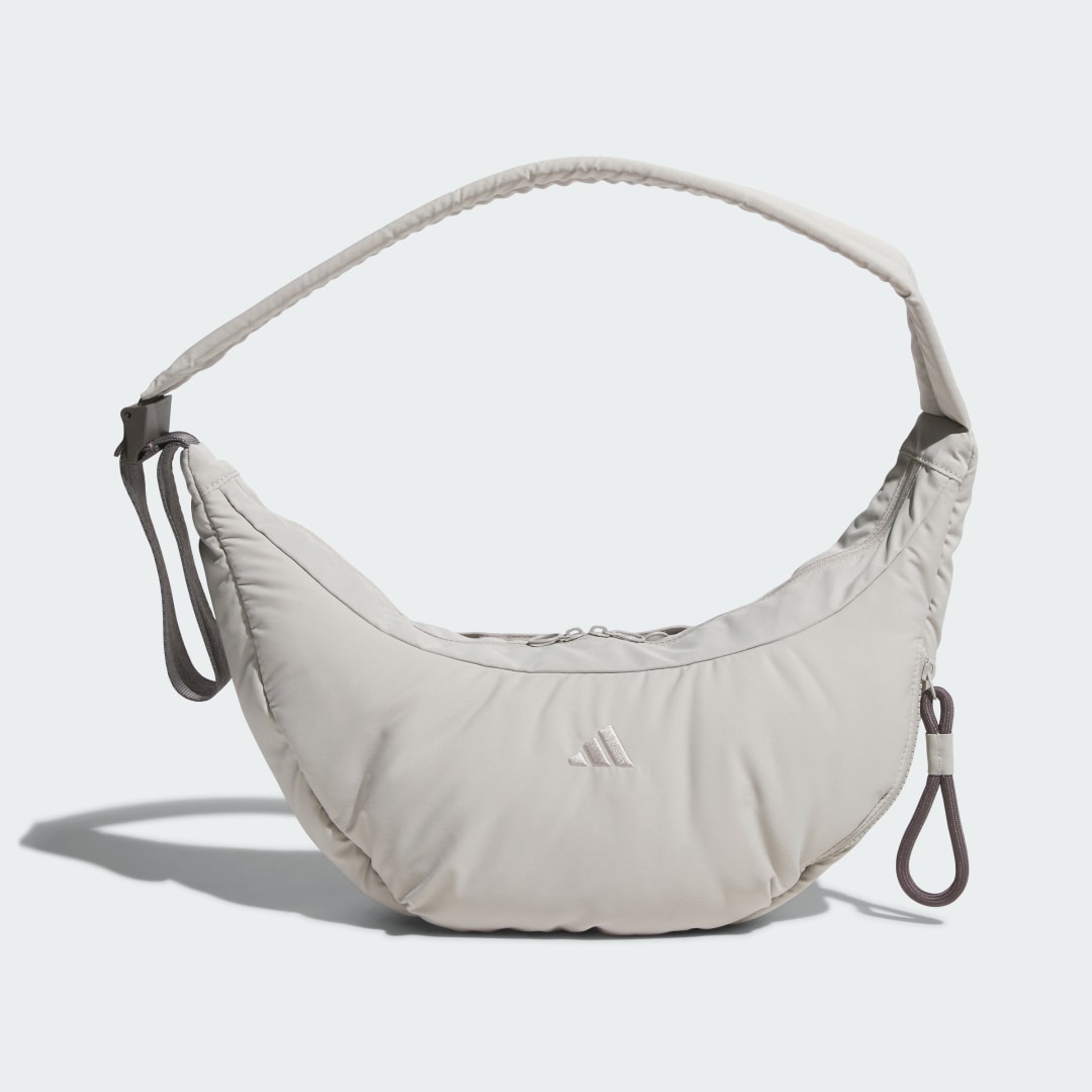 Taška cez rameno adidas Performance Puffy Shoulder Bag Béžová | JZ4418, 0