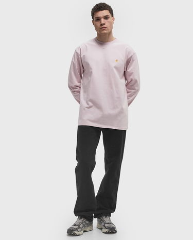 Tričko Carhartt WIP Long Sleeve Chase T-Shirt Ružová | I026392-2VA.XX, 2