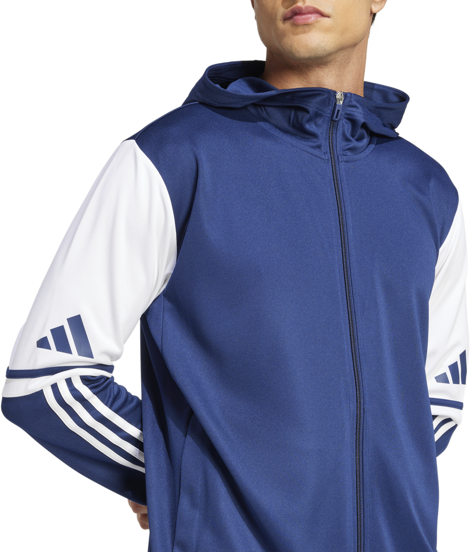 Mikina adidas Originals SQ25 Hooded Jacket Modrá | jd2989, 1