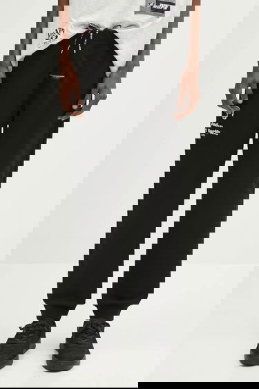 Tepláky AAPE by A Bathing Ape Main Sweat Graphic Print Drawstring Sweatpants Čierna | AAPPTMB637XXN, 0