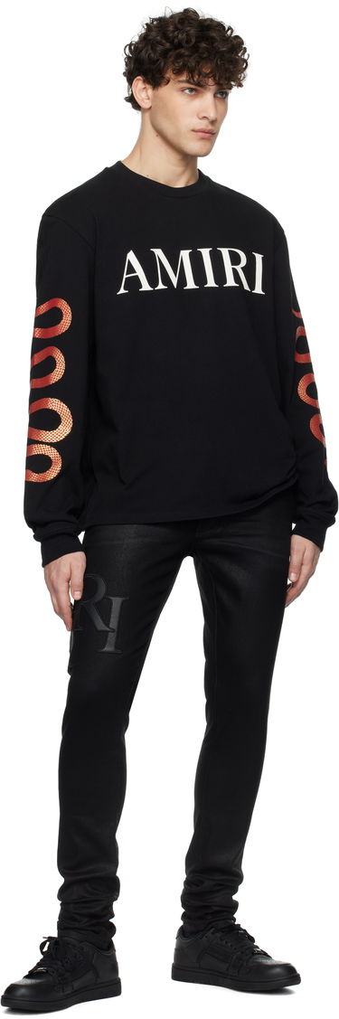 Džínsy AMIRI Amiri Skinny Jeans With Staggered Logo Čierna | AMDNSY1140, 3