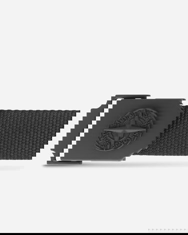 Opasok Stone Island Nylon Webbing Belt with Logo Buckle Čierna | K2S15-9300003-S0071 V0029, 5