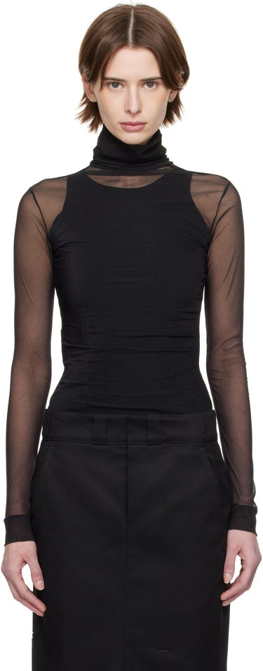 Sveter Maison Margiela Maison Margiela High-Neck Long Sleeve Bodysuit Čierna | S51NA0105 M20088, 0