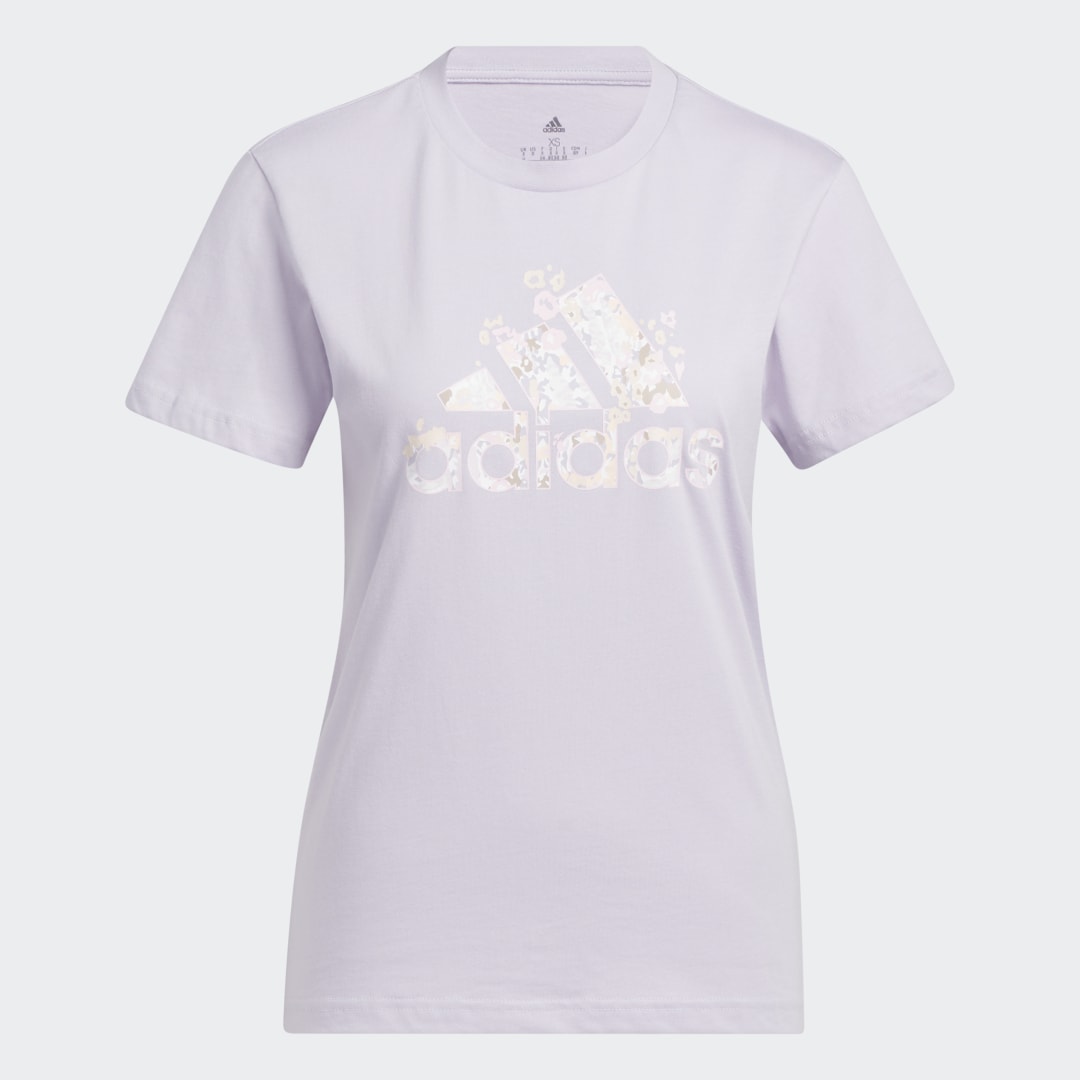 Floral Badge Graphic T-Shirt