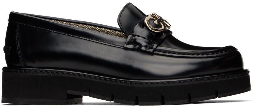 Tenisky a topánky FERRAGAMO Salvatore Ferragamo Ofelia Lug Sole Loafers Čierna | 01E651 - 758088, 0