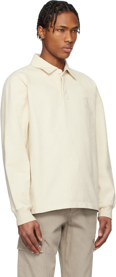 Polo tričko Burberry Burberry Long-Sleeve Polo Biela | 8101336, 1