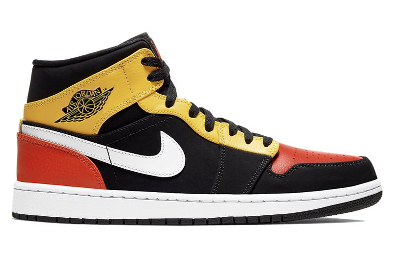 Tenisky a topánky Jordan Jordan 1 Mid Black Amarillo Orange Rôznofarebný | 852542-087, 0