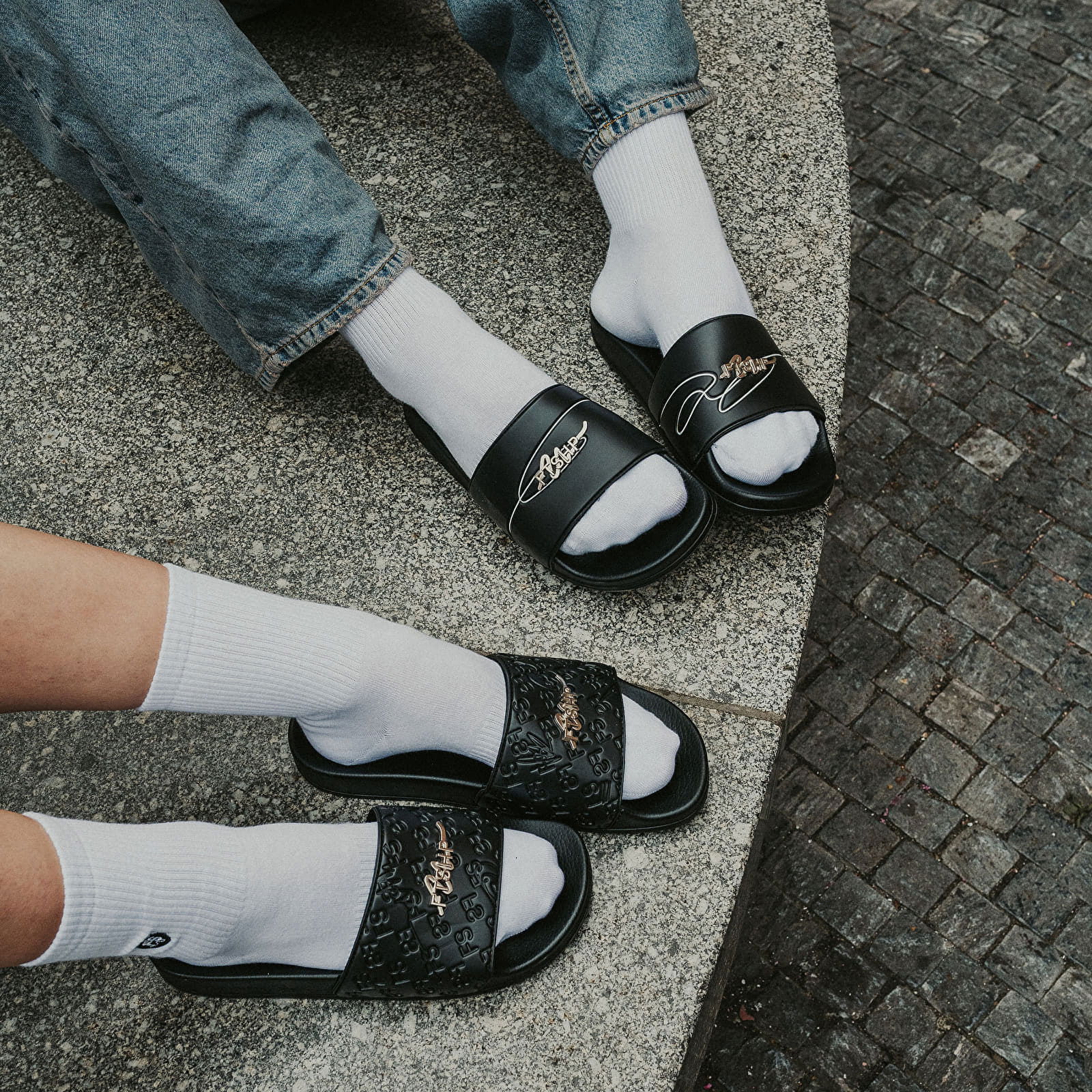 FTSHP Scribble Slides Black