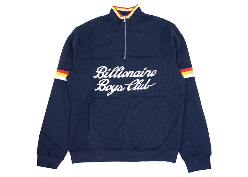Sveter BILLIONAIRE BOYS CLUB Billionaire Boys Club Time Half-Zip Sweatshirt Navy | 8818306NVY, 0