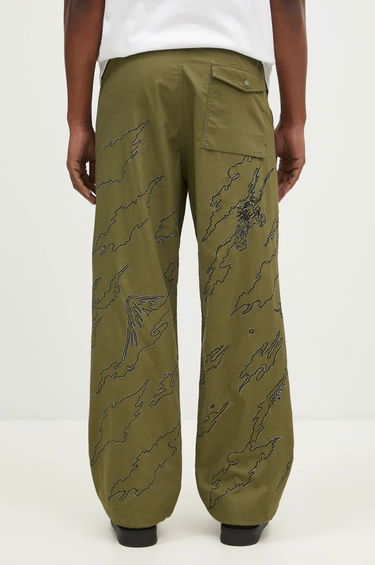 Cargo nohavice Maharishi Sparse Bonsai Snopants Zelené | 5340.OLIVE, 2